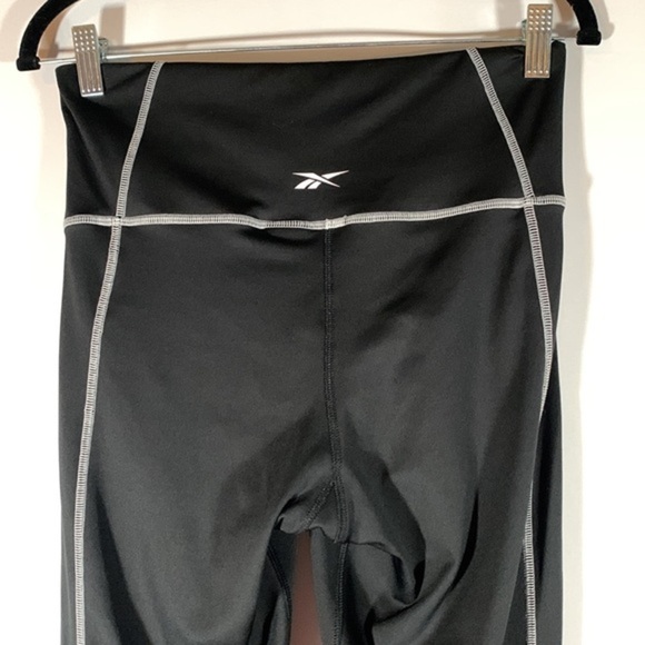 Reebok Black & White Athletic Leggings - Picture 5 of 7
